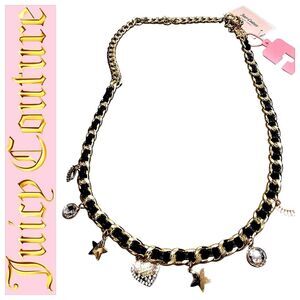 Juicy Couture Love Juicy Heart Charm Chain Belt